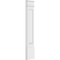 Ekena Millwork Raised Panel PVC Pilaster w/Decorative Capital & Base, 9"W x 48"H x 2"P PILP09X048RP02-2 - alternate 5